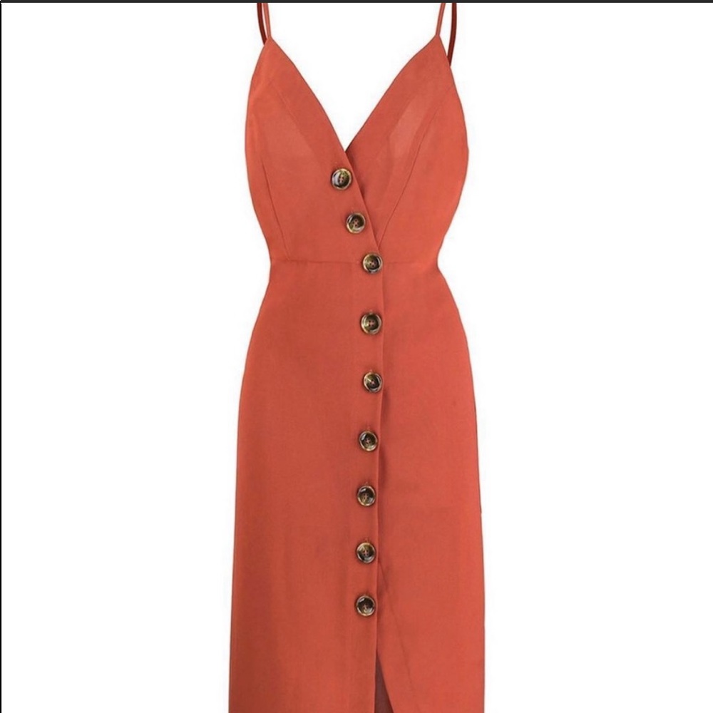 Mint Limit Asymmetrical Button Dress size XL